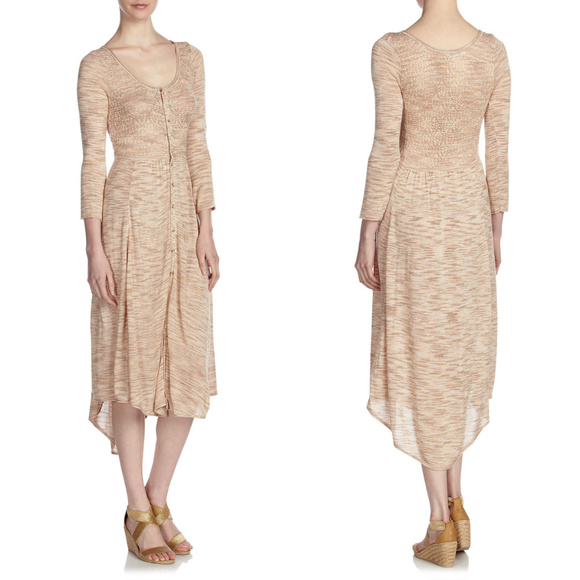 NWT Free People Dress Medium 8 10 Boho Spacedye - Picture 1 of 7